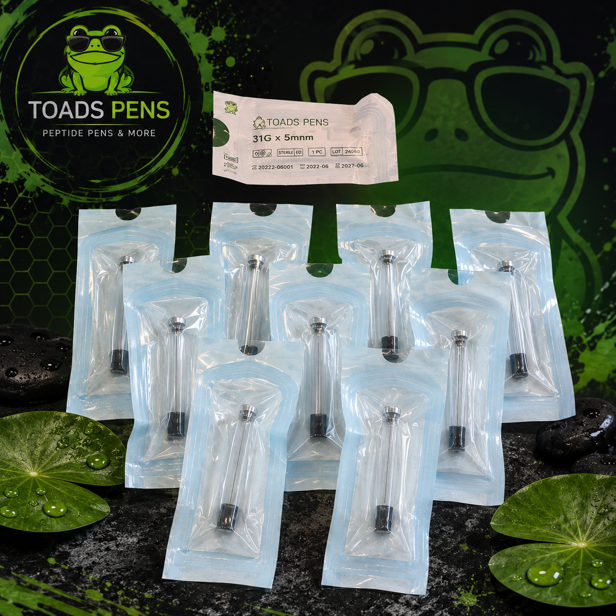 3mL replacement pen cartridges individually packaged – Toads Pens