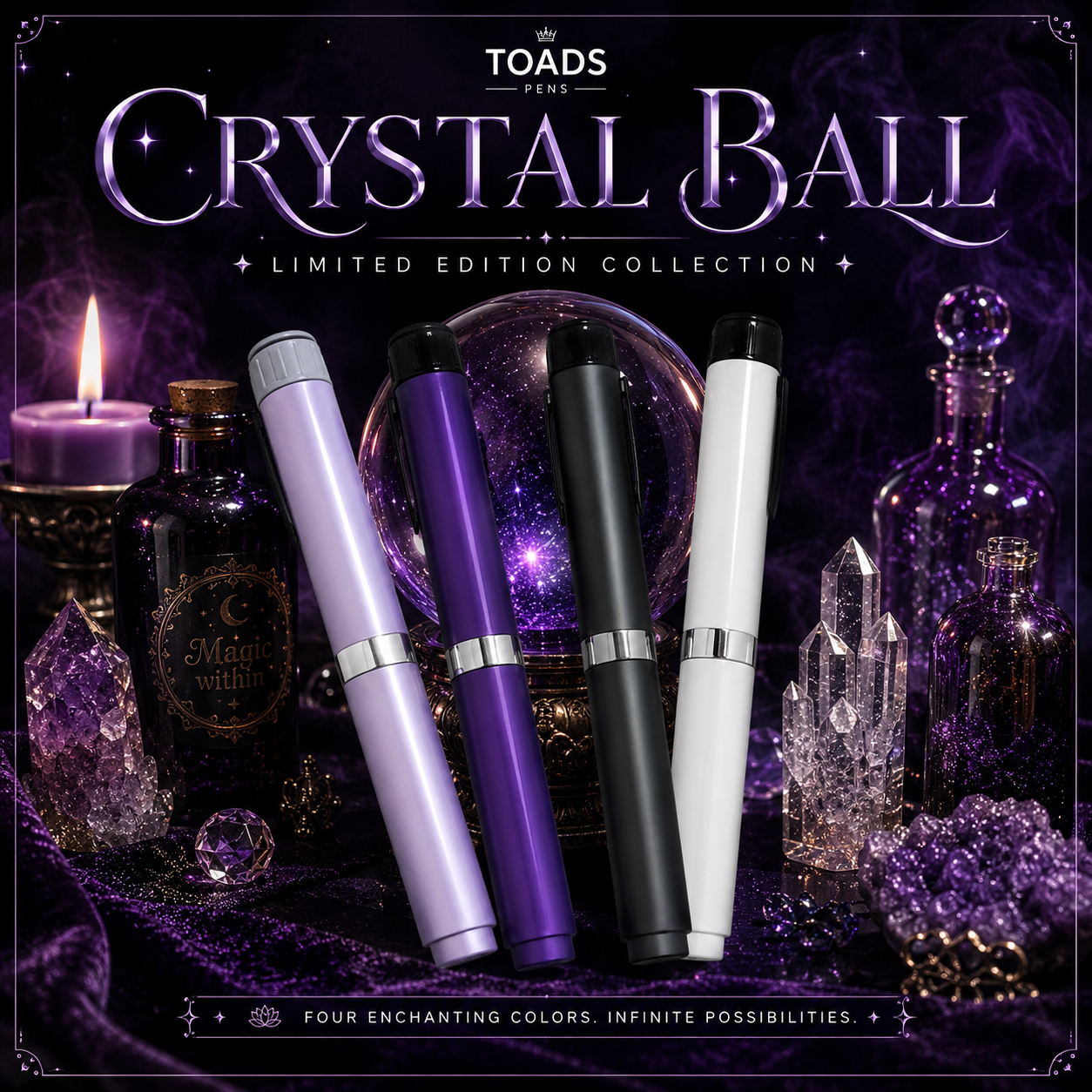 Crystal Ball Collection from Toads Pens
